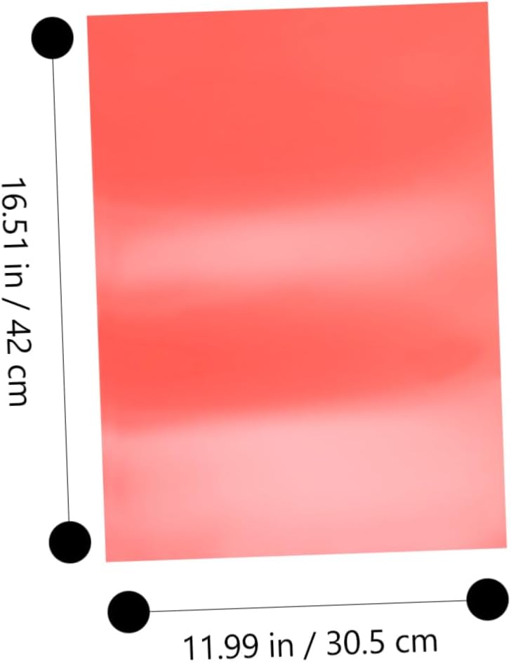 TEHAUX 9sheets Cellophane Sheets Crafting Material for Wrapping and Decoration Pvc Light-filtering Multi Options