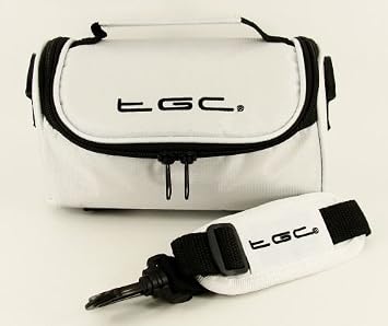 TGC   Camera Case for Datacard Tru Photo Professional with shoulder strap and Carry Handle Cool White