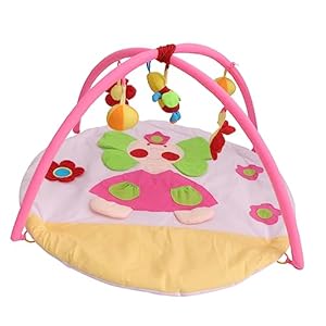 GAFOKI Speelkleed Voor Baby’S Speelkleed Voor Pasgeborenen Speelkleed Voor Baby’S Fitnessframe Voor Baby’S Activiteitsmat Gamepad Baby Aardetinten Lipgloss Baby Fitness Rek