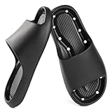GETOEU Shower Shoes for Women and Men Massage Slide Sandals Soft Cushioned Anti-Slip Pool Slides Comfort Arch Support Quick Drying Shower Shoes with Drain Holes Bathroom Slides Slippers