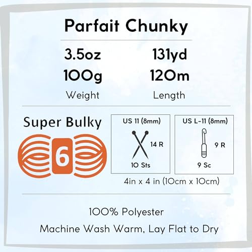 Teje mantas acogedoras con Premier Yarns Parfait Chunky Mushroom 1150-41 de 6 madejas 5