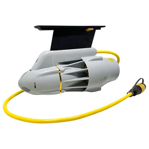 Motor Eléctrico para Kayak Bellyboat SUP Tabla de PaddleInflable Propulsor para bote de pesca- 360W, 18 lbs de Empuje, Velocidad 9 km/h (Sin batería)