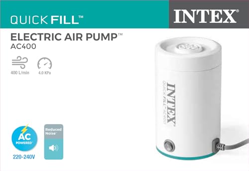 Intex Quickfill AC400 Electric Pump (220-240 Volt), Size: 8cm x 14cm (66646BS), Multi-color - Image 4