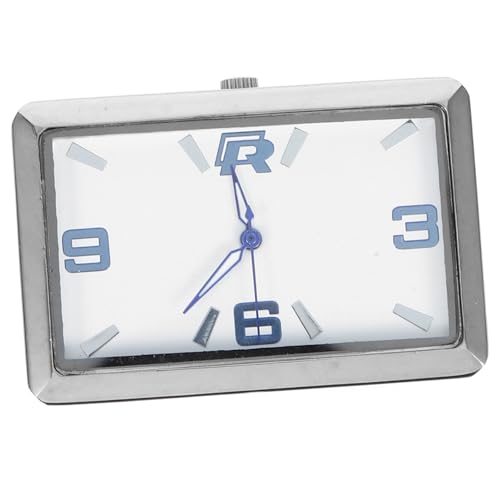 OHPHCALL 方形粘着式車用アナログ時計 コンパクト軽量ダッシュボード装飾 視界を妨げない多用途クロック 車内 家 オフィス用