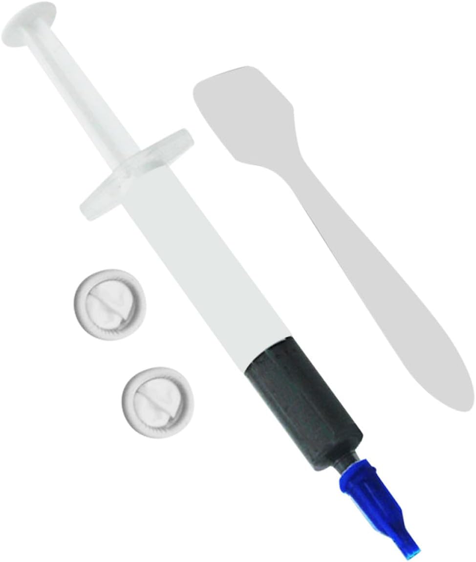 Thermal Paste Kit 8w Thermal Conductivity PC CPU Gpu Heatsink Grease Compound Set Including Finger Sleeves Spatula for Computer Cooling