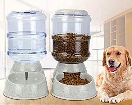 Maharaj Mall Large(3L) Gravity Pet Food Feeder and Water Dispenser Bundle (Multicolor) (B08VW1ZN1K) Amazon Price History, Amazon Price Tracker