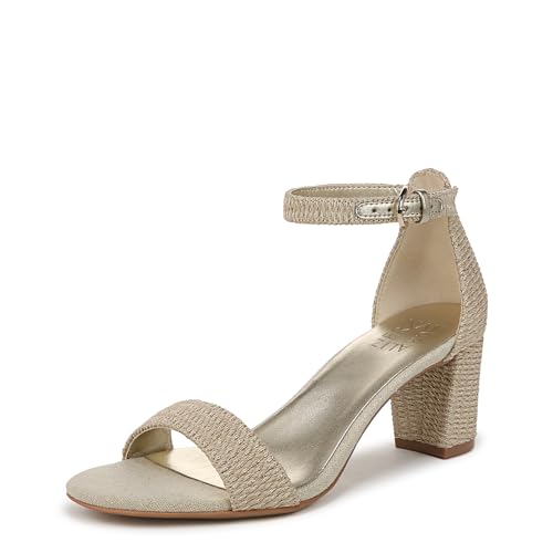 Naturalizer Women's Vera Sandal Natural/Gold Multi 11 M