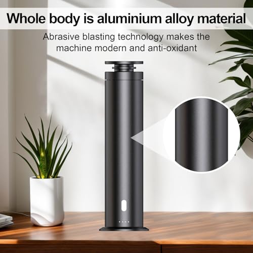 Remote Control Essential Oil Diffuser - Waterless Aromatherapy Diffuser for Large Spaces (Black)