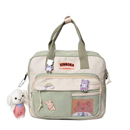 Cute Messenger Bag, Kawaii Backpack Japanese Crossbody Bag Aesthetic Bag Ita Bags with Kawaii Accessories