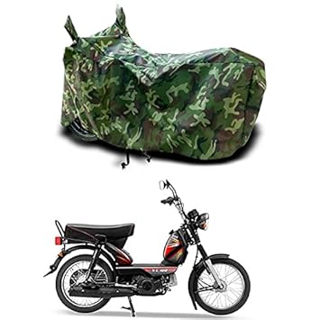 SEBONGO Water Resistant Body Cover TVS XL 100 Comfort UV Ray Protection Dirtproof Dustproof (SLN-N570-Multi-Colored)