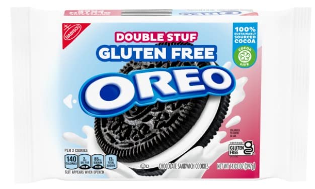 Gluten Free Chocolate Sandwich Cookies Variety Bundle Includes OREO Original, Double Stuff, Mint Creme and Golden Flavors (4 Total) Packaged by Favoricks