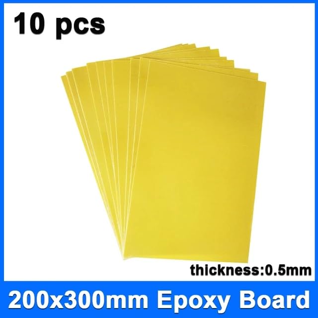 XBERSTAR 10pcs 3240 Epoxy Board FR-4 for DIY Battery Pack 0.05cm 3240 Epoxy Plate FR4 Epoxy Sheet Resin Fiberglass Plate Insulating Plate Heat (10PCS-20CM*30CM)
