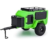 Costruzione ABS durevole e leggera: realizzato in materiale ABS di alta qualità, questo rimorchio RC è leggero (~ 260 g) ma abbastanza resistente per l'uso su sentiero senza aggiungere carico eccessivo