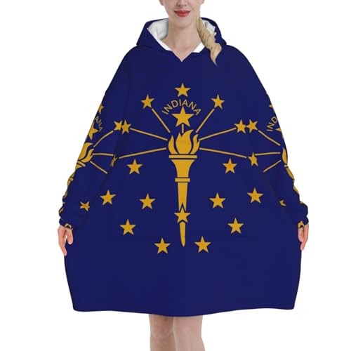 Couverture à capuche Indiana pour vos soirées télé hivernales et moments de détente