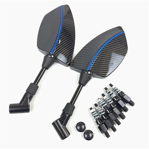 Espejos de motocicleta MT-07 MT-09 Tracer sin vibración para evitar puntos ciegos 2