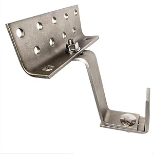 Norm-genau Dachhaken 3-fach verstellbar 115mm V2A