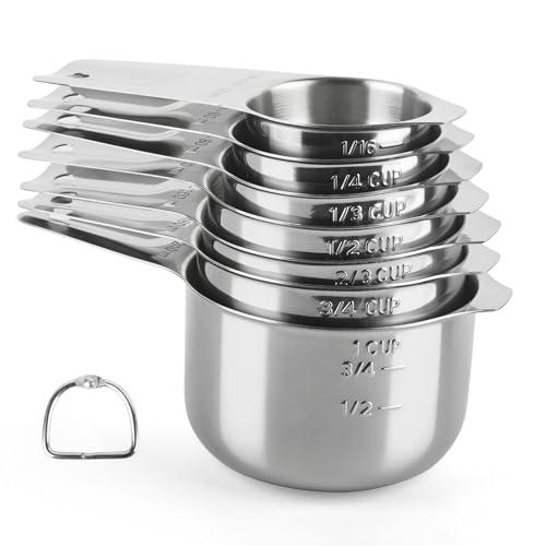 Stainless Steel Measuring Cups Set of 7