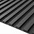 Art3d Slat Wall Panel, 3D Fluted Textured Panel 12-Tile 19.7 x 19.7in. - Black