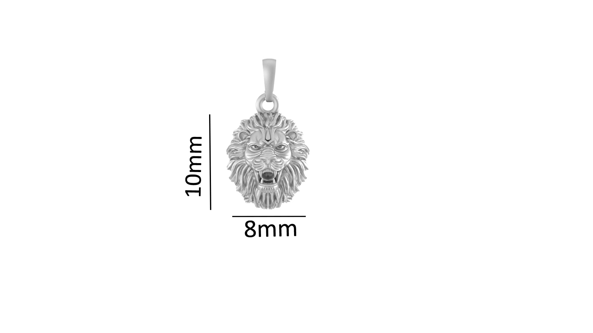 Akshat Sapphire 92.5% Pure Sterling Silver God Vishnu Narsimha Pendant for Kids & Woman - KD7331 1