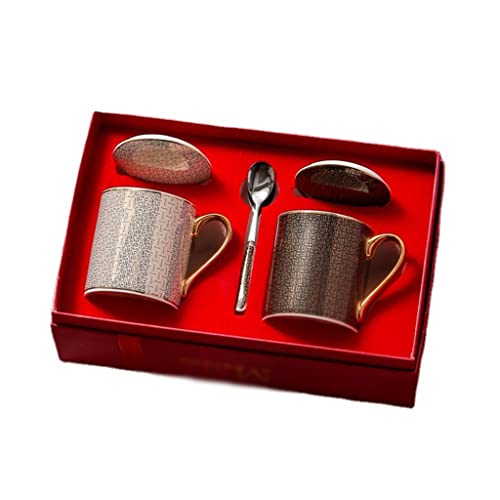Taza de café Taza Copas creativas de pares Un par de la mano del regalo de la mano Taza de agua de la caja de la boda de…