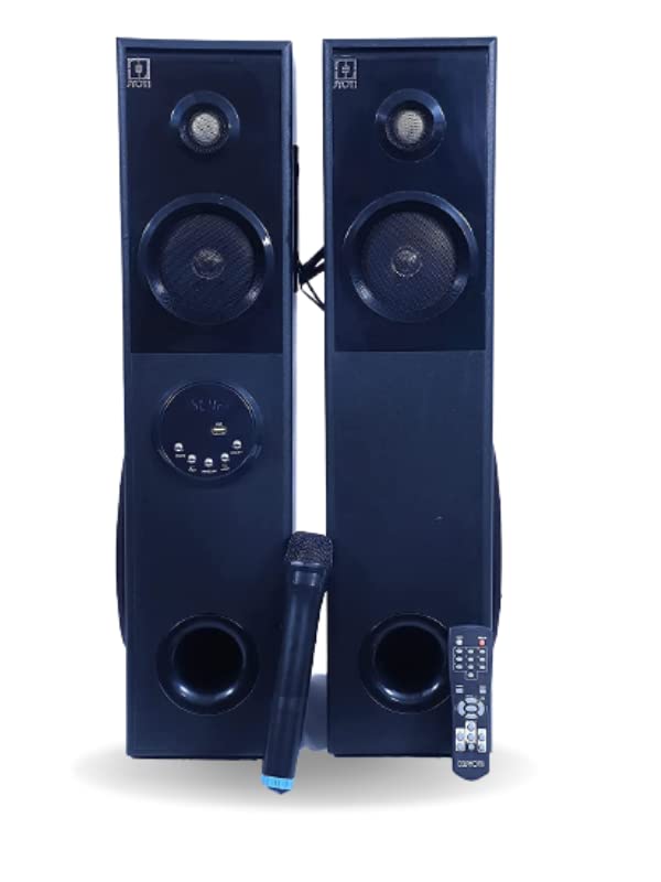 Twin Tower Double Woofer Home Theatre Jyoti Usb Twin Tower Double