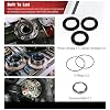 Compatible For BMW Differential Type 210 Bearings Repair Kit With O-Rings Compatible For BMW M3, M5, E36, E46, E28, E34, E39, E24, E23, E32, E31, M