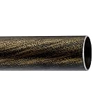 barraca hierro sur Acabado: negro dorado. Riel Chyc 5431876 Barra Hierro Forja 20 mm. x 1,50 Metros Negro Dorado, Multicolor