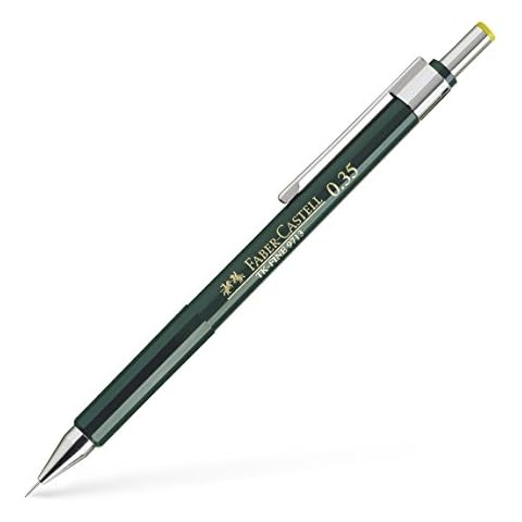 Portaminas Faber Castell TK-Fine verde con goma y minas finas Cover