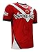 Veracruz Soccer Jersey, Short Sleeve, Home and Away Design, Shark Logo (US, Alpha, Large, Regular, Regular, Red)