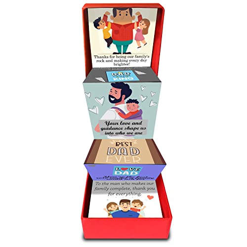 Image of Love My Father Popup Gift Box for Dad - Unique Father's Day Birthday Gift for Papa, Daddy & Father-in-Law, Explosion Message Box Keepsake with Heartfelt Love Notes