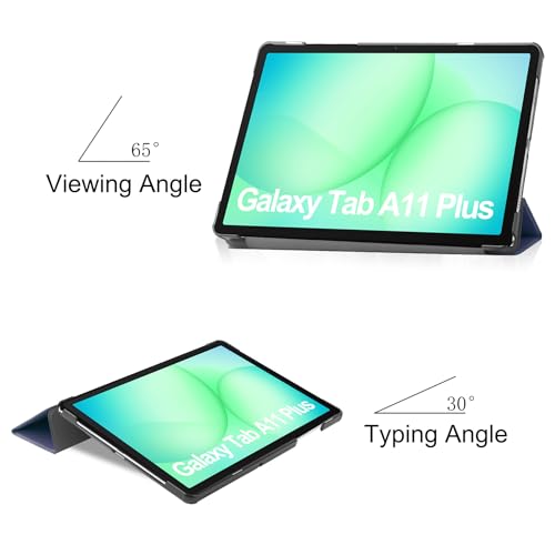 Image of ProElite Case Cover for Samsung Galaxy Tab A11 Plus 11 inch 2025 Case, Slim Trifold Flip case Cover for Samsung Galaxy Tab A11+ 11 inch 2025 Case Tablet [Auto Sleep Wake Feature], Dark Blue