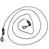 Ampia applicazione- Adatto per il cordino della maschera per il viso e la catena di vetro come catena di occhiali da lettura, catena di occhiali da sole, cinturino per supporto di occhiali, portabicchieri intorno al collo.È anche un decorativo elegante