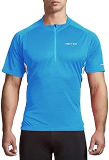 Outto Men's Bike Cycling Jersey Short Sleeve Road Riding Shirts Reflective Clothes
