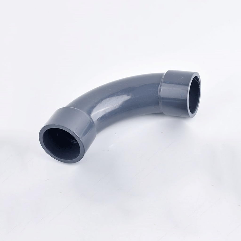 Conector de codo de PVC para riego de acuarios y jardines, accesorio de tubería de agua duradero, ideal para conexiones de 90 grados, 1 pieza
