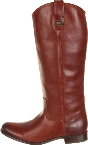 Image of Frye Melissa Button 2 Equestrian-Inspired Tall Boots for Women Made from Hard-Wearing Vintage Leather with Antique Metal Hardware and Leather Outsole - 15 inch Shaft Height