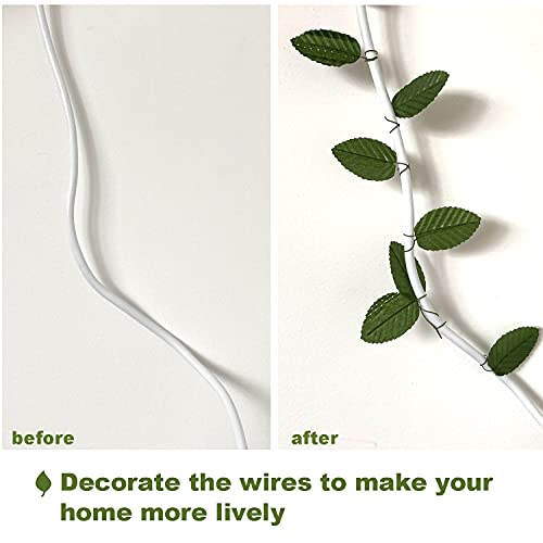 Sbyure Artificial Silk Leaf,200 Pieces Artificial Leaves Faux Wired Single Leaf For Flower Diy Home Decorative Bouquet Wreaths Wedding Decor Christmas Decorations (Green) #TOP3