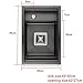 FKLGJFO Hidden Black Kitchen Sink Single Bowl Bar Small Size Sink Stainless Steel Balcony Sink Concealed Black Kitchen Sink Bar Sink