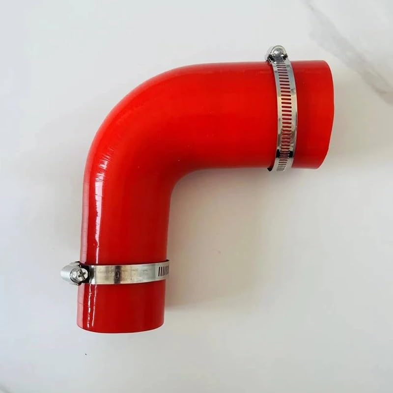 Tubo Aspirazione Tubo Flessibile In Silicone Riduttore 90 Gradi In A Diametro Variabile Per Presa D'aria Ad Alta Pressione Con 2 Morsetti Tubo Ingresso Dell'aria