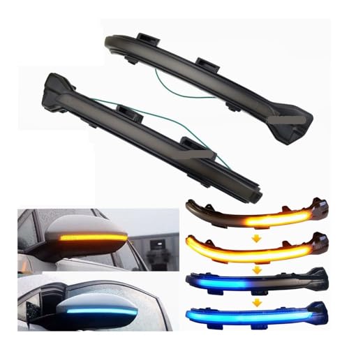 Intermitentes dinámicos para Golf MK7 luz LED de espejo retrovisor 2