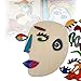 LOLKK Picasso Art Puzzle Play,Art Puzzle Play Set,Montessori Puzzles Picasso,26 Parti in Legno,Wooden,for Kids Stimulate The Imagination And Creativity of Children (Size : As Shown)