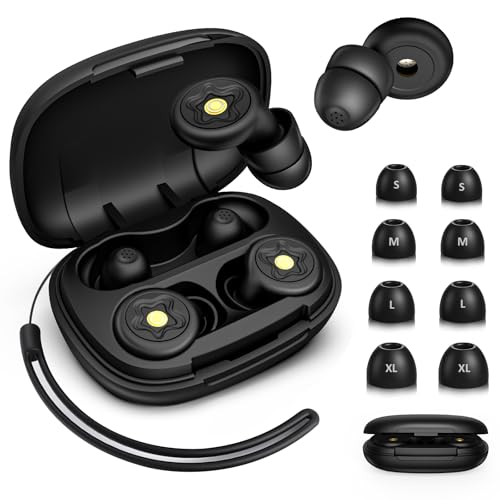 Tatxmalv Tapones para los Oídos para Viajes, Tapones para Dormir, 45 dB Tapones Oidos Ruido Dormir,...