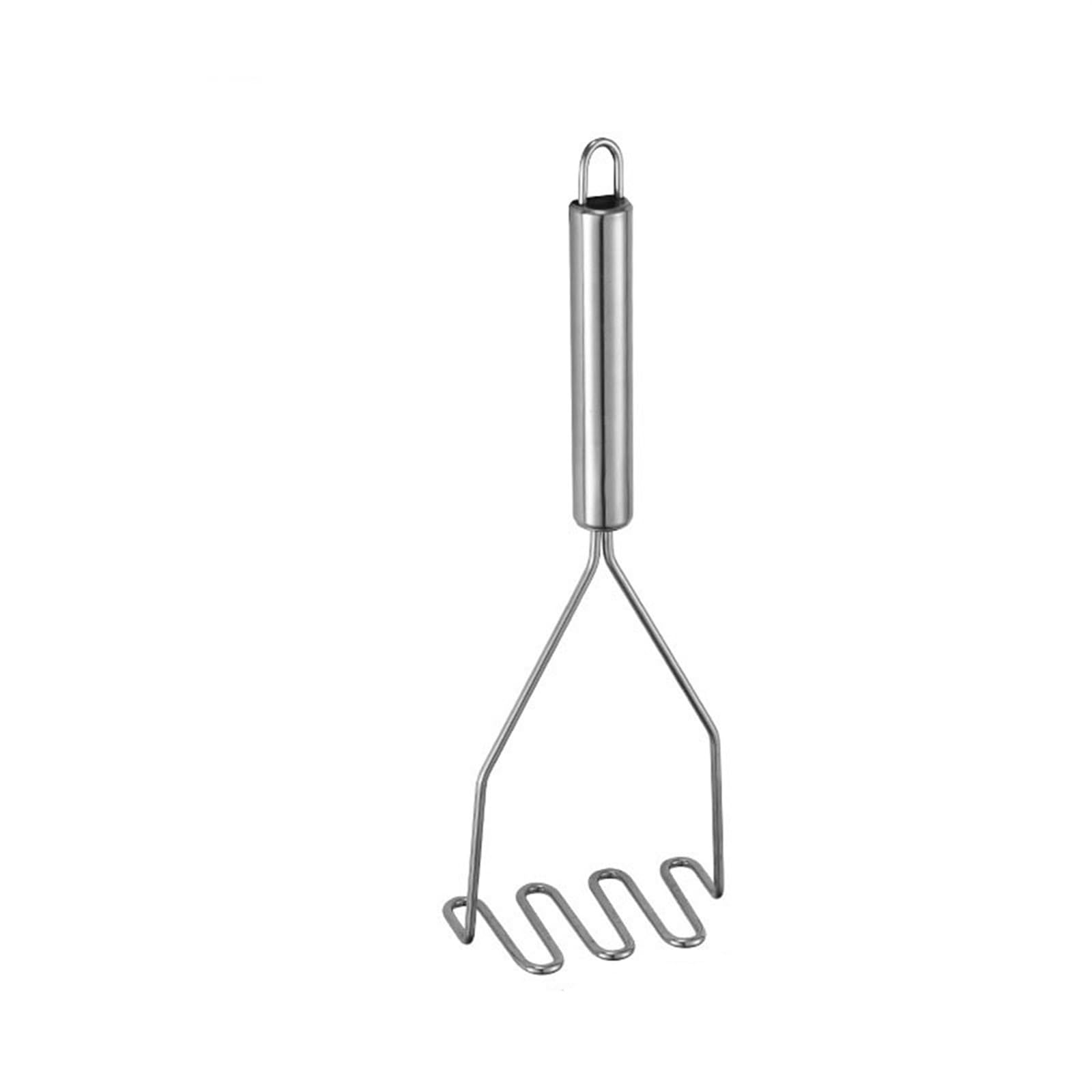 BIVOO Kartoffelstampfer aus Edelstahl, verdickte Kartoffeln, Schlammpresse, manueller Brecher, Küche, Obst, Gemüse, Schneidwerkzeuge (Color : Wavy)