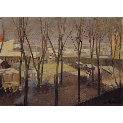 La Butte de Santiago Rusinol toile 76x101 cm pour decorer votre salon
