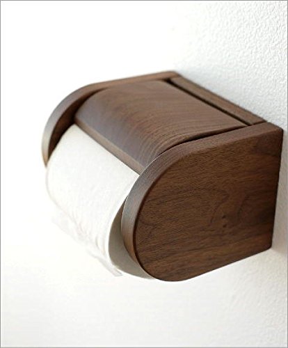 Amazon.co.jp: トイレットペーパーホルダー 木製 おしゃれ ワンタッチ