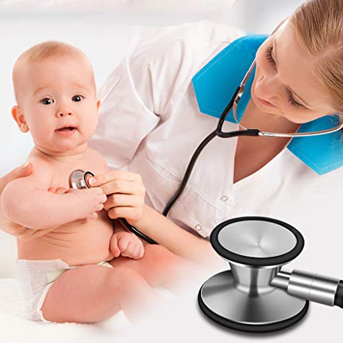 RUIVE Zwarte Enige Hoofd Stethoscoop, Huis Professionele Oortje voor Kinderen Kindergeneeskunde Cardiopulmonale - Image 3