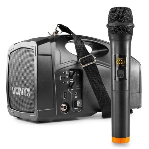 Vonyx ST014 tragbarer PA-Lautsprecher mit kabellosem UHF-Mikrofon