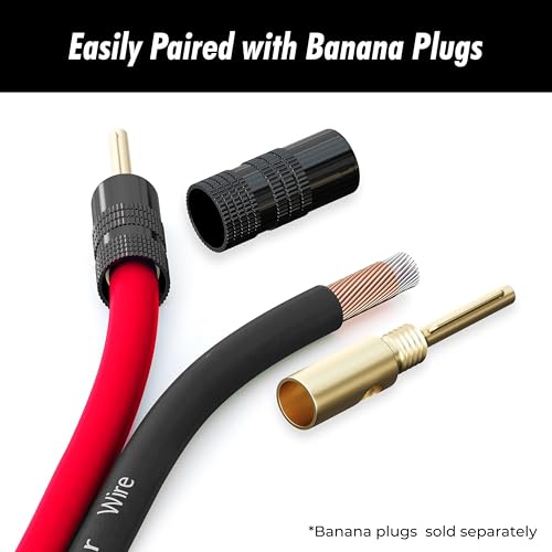 InstallGear-16-Gauge-Wire-AWG-Speaker-Wires-True-Spec-and-Soft-Touch-Cable-100-ft-RedBlack-Car-Stereos-Home-Theater-Radio-Surround-Sound-16-Gauge-Speaker-Wire-Easy-Installation