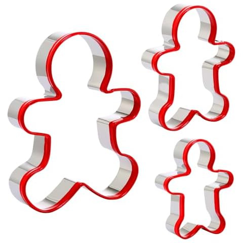 Grlifbaw Gingerbread Man Cookie Cutters Set Cover