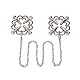 Me You Us Brustwarzenkette mit Blumendesign – exquisiter Brustwarzenschmuck – verbessert das sinnliche Spiel
