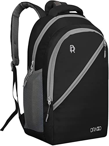 Drazo India 25 Liters polyester Black School Bag